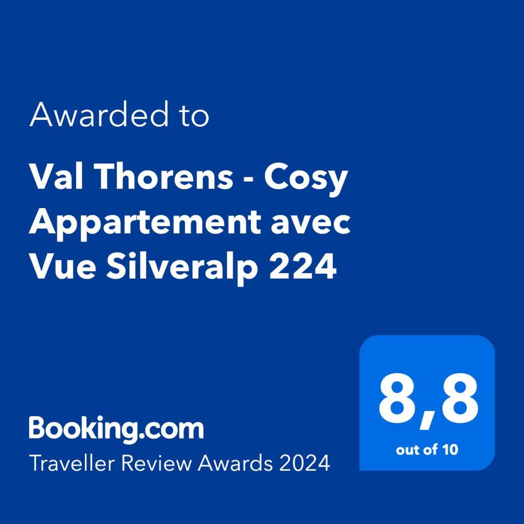 Val Thorens - Cosy Appartement Avec Vue Silveralp 224 Екстериор снимка